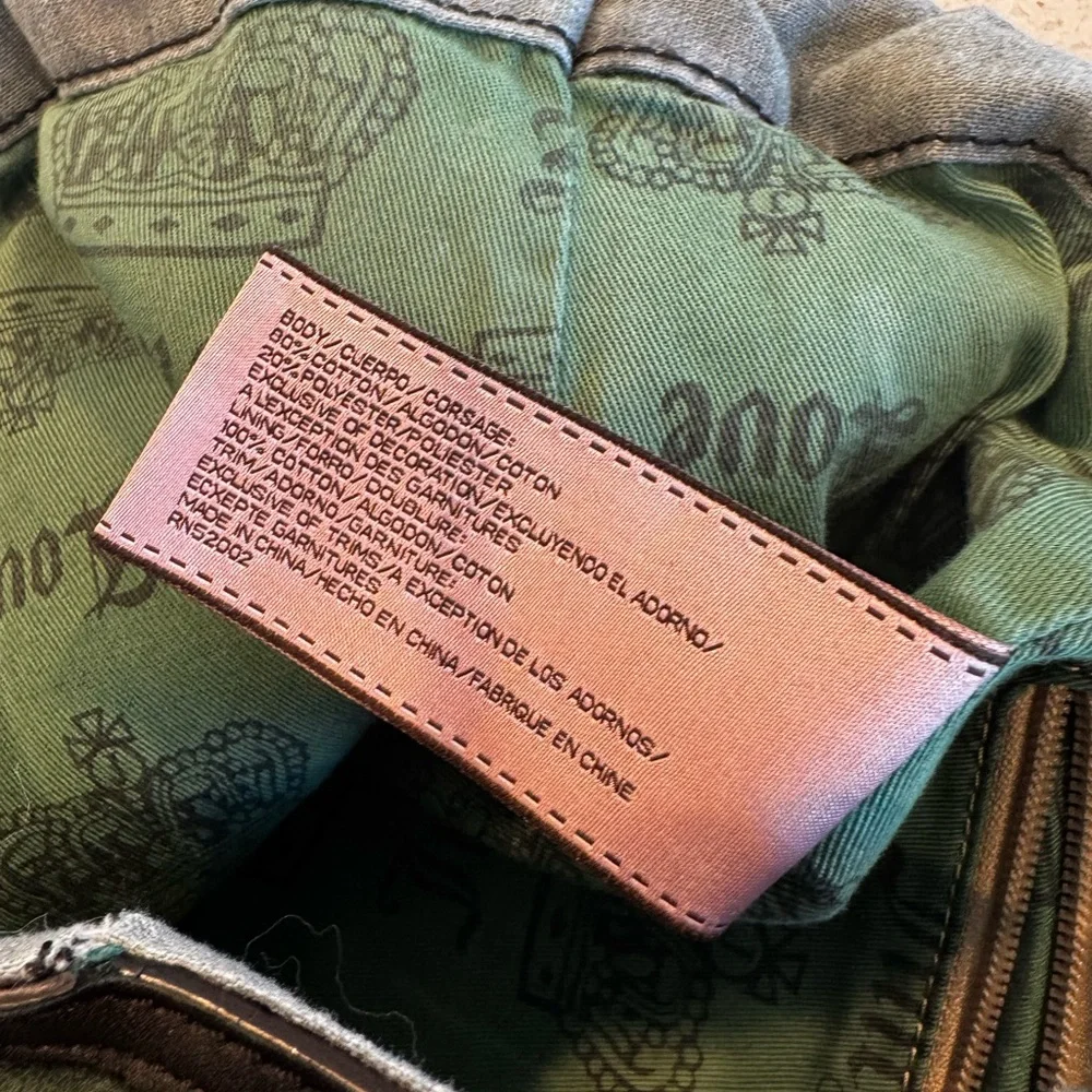 Juicy Couture Royal Scotty Tote – Green Velour (Project Bag) - Picture 7 of 11